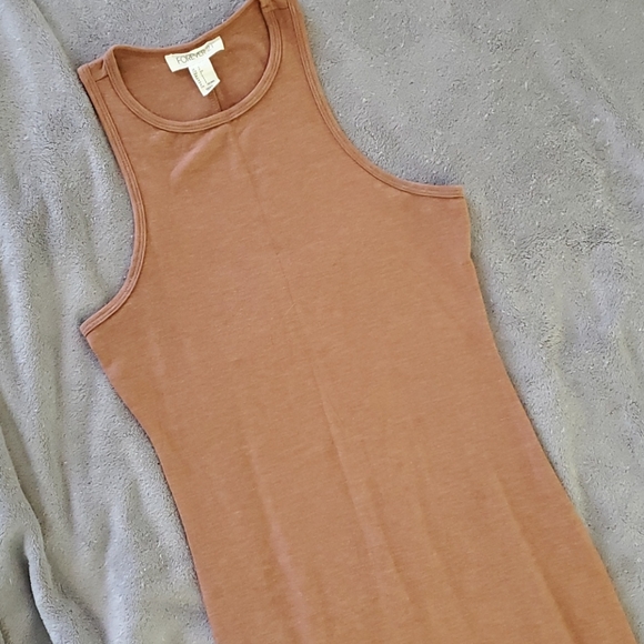 Racer back fitted midi dress - Picture 1 of 2